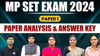 MP SET Exam | Paper Analysis | Paper -1 | क्या रह सकती है Cut-Off? | By Apni University