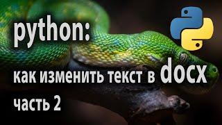 Как изменять текст в word с помощью языка Python в среде PyCharm?  Меняем параграфы таблицы и шрифты