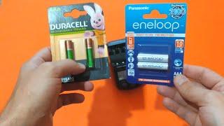 Which AAA Rechargeable Battery is the Best -  Duracell vs Eneloop