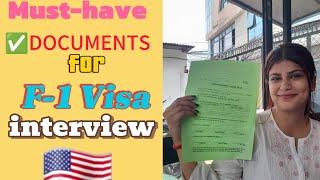 What documents to carry for F-1 Visa Interview? Documents needed for U.S Visa Interview #f1visa