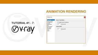 Vray For Sketchup #1/7 -  3D Animation in vray for sketchup