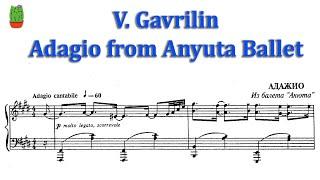 Gavrilin “Adagio”, Гаврилин «Адажио» из балета «Анюта»