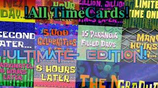 Every Spongebob TimeCards! Exactly All Of Them: 7 Minutes Of Spongebob Timecards!