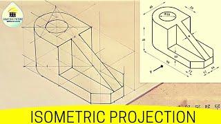 ISOMETRIC PROJECTION WITH Circle, curves and web