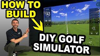 Golf Simulator Expert Shares Top Tips for Building at Home! Carl's Enclosure + Hotshot Mat Review