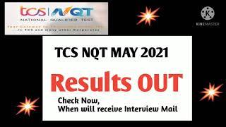 TCS NQT May 2021 RESULTS OUT | How to check tcs nqt results |Interview#shorts