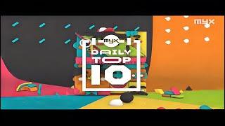 Myx Daily Top 10 | 2015 - 2023 Present (10 - 1 Bumper OBB) HD