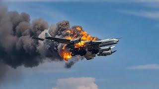 3 MINUTES AGO! Ukrainian F-16 PILOT blows up Three Russian TU-95 aircraft