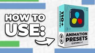 How To Use ANIMATION Presets in DaVinci Resolve – by Finzar