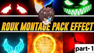 Free Fire Montage Editing Pack | Ruok FF Edit Pack | How To Edit Like Ruok FF | part-1