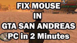 How to fix mouse is not working in GTA San Andreas PC in 2 minutes | Tutorial