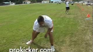 Nathan Theus at Prokicker.com Kicking Camps