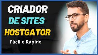 Como CRIAR UM SITE PROFISSIONAL no CRIADOR DE SITES HOSTGATOR em 2023 | Passo a Passo