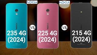 Nokia 235 4G vs Nokia 225 4G vs Nokia 215 4G