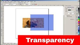 Tranparency tool in CorelDraw