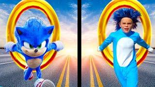 Sonic the Hedgehog VS Dr. Robotnik! Race for the Giant Golden Ring!