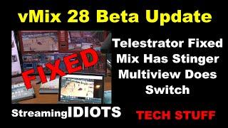 vMix 28 Telestrator FIXED, and Other Goodies!