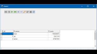 sqlite3 db - contacts demo