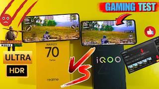 iQOO Z9 Vs realme Narzo 70 Turbo BGMI Ultra HDR Test after Update - 120 FPS ?????