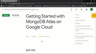 Getting Started with MongoDB Atlas on Google Cloud [ GSP1093 ] 2022 Lab Solution