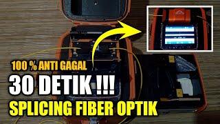 Gampang !!!! Cara menyambung (Splice) Kabel Fiber Optic menggunakan Splicer Ai9