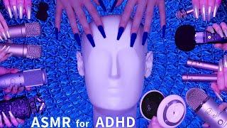 ASMR for ADHD Changing Triggers Every 30 Seconds Scratching , Tapping , Massage & More| No Talking