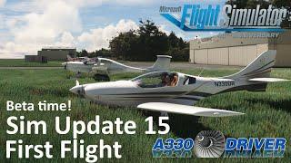 Sim Update 15 Beta FIRST FLIGHT | Updated G3X Avionics and more! | Real Airline Pilot