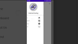 How to Implement Navigation Drawer With Activity in Android Studio | NavDrawer | Android Coding