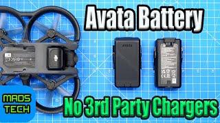 DJI Avata Battery - Lithium Ion Polymer & Why No 3rd Party Chargers?