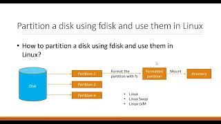 Partition a disk using fdisk and use the partitions in Linux