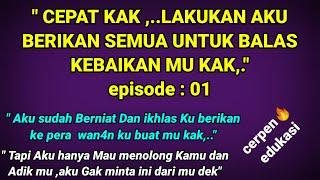 Gadis cantik yatim piatu dan adik kecil nya Episode 01  || Cerpen romantis