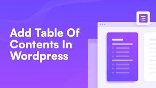 How To Add A Table of Contents in WordPress | Best Table of Contents plugin for WordPress | 2023