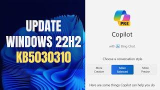 Update Windows 11 22H2 KB5030310 Stabil Copilot Preview | KakTutor