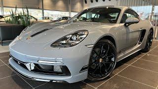 Porsche 718 Cayman Style Edition in arktikgrau, Active Suspension Management, Carbon, Burmester