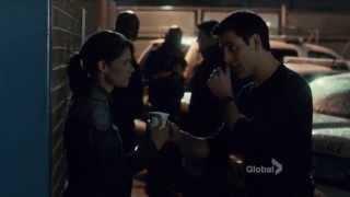 Rookie blue 5x11 Sam & Andy after the explosing