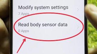 Read body sensor data | Permission in oppo mobile