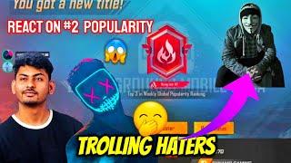 Dynamo react on #2 in popularity | Dynamo and danger trolling haters