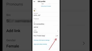 How to hide threads badge on Instagram in 2024?