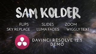 DEMO: Sam Kolder Style -Zooms Wiggle Luma Fades [DaVinci Resolve]