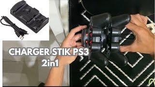 CHARGER STIK PS3 2in1 (MURAH KUALITAS 1x cas 2 stik)