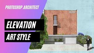 How I make an architectural facade in Artistic style