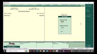 Tally ERP9 Purchase Entry in Tamil