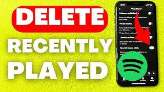 How To Delete Recently Played On Spotify (UPDATE 2024)