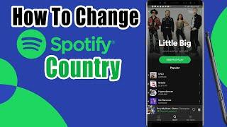 How To Change Your Spotify Country | Change Country On Spotify Account