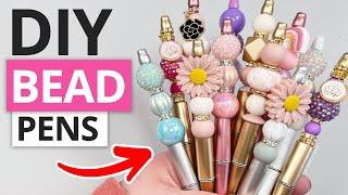 BEADED PEN TUTORIAL | DIY BUBBLEGUM BEAD PENS