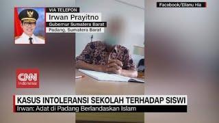 Paksa Siswi Non Muslim Berjilbab, Gubernur Sumbar: Sekolah Khilaf