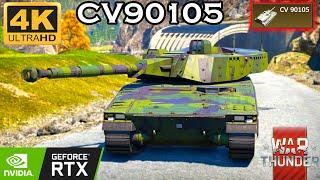 CV90105XC-8 experience War Thunder Gameplay 4K UHD|CV90105 War Thunder experience|CV90105 WarThunder