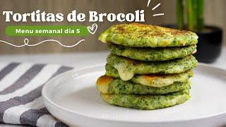 Tortitas de Brócoli con Queso Fáciles, Rápidas y Saludables