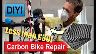 Carbon Bike Repair DIY! Semi Pro finish!