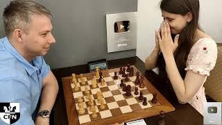 IM O. Ivanov (2351) vs WFM V. Kirchey (2034). Chess Fight Night. CFN. Blitz